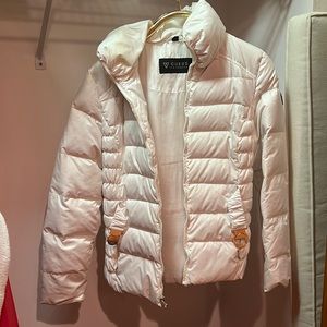 L guess winter coat